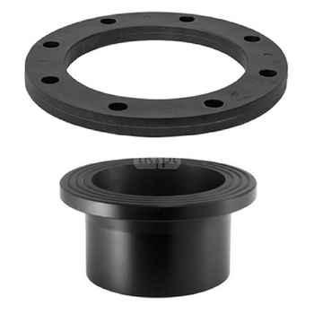 Króciec kołnierzowy tworzywo sztuczne dł.540mm szer.380mm DN 200/PE-HD 160x9,5 WILO