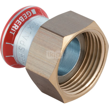 Śrubunek GEBERIT Mapress C-Stahl, stal, 1 1/4'' x 22 mm (GW x mufa zaprasowywana)