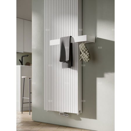 Grzejnik dekoracyjny Kermi®Carré Plus® 1800x415x86, 1485W, podł. 6998, RAL 9016 SG
