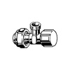 Zawór wodny VIEGA 831028 pw 5/8'' x GZ 3/8''