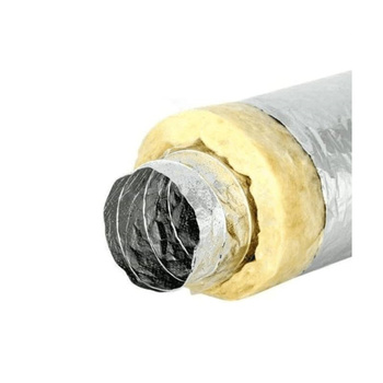 Przewód elastyczny izolowany ISOFLEX DN125 mm, grubość izolacji 50 mm, dł. 5 mb