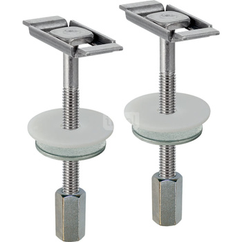 Elementy mocujące krótkie do zestawu deski sedesowej Geberit AquaClean 4000 z wiszącą miską WC (2 szt.)