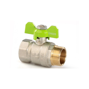 Kurek kulowy prosty GK16 DN15-NW-PN16-MAl nikl.