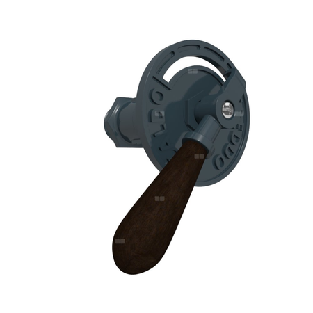 Zestaw reg. kątowy CLASSIC ART, GZ 1/2"-fi16x2, fi15, GW 1/2”, Farba \ RAL 5008
