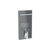 Pokrywa do modułu sanitarnego Geberit Monolith do bidetu: Czarny chrom / Aluminium szczotkowane