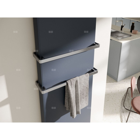 Grzejnik płytowy typ 22 KERMI X2 Verteo Plan, boczna osłona wym. 2400 x 400 mm, kolor biały, moc 1807 W