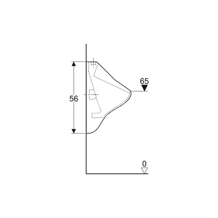 Uszczelka gumowa Geberit do przyłącza rury spłukującej: d=28mm