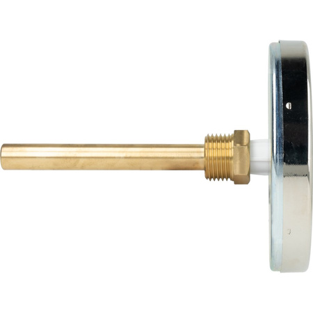 Termometr bimetaliczny AFRISO BiTh fi 100 mm 0…120'C tuleja 100 mm połączenie ax