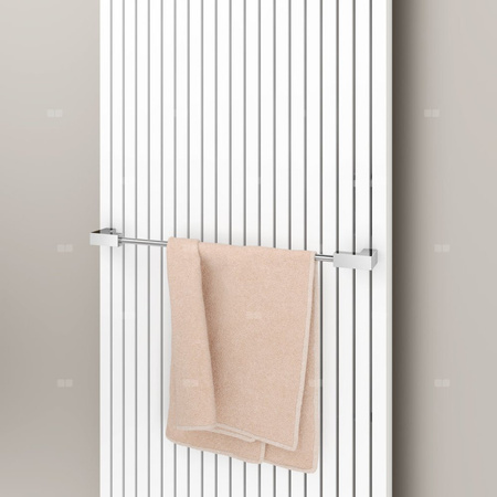 Grzejnik dekoracyjny Kermi®Carré Plus® 1800x295x86, 1097W, podł. 6998, RAL 9005 SFE