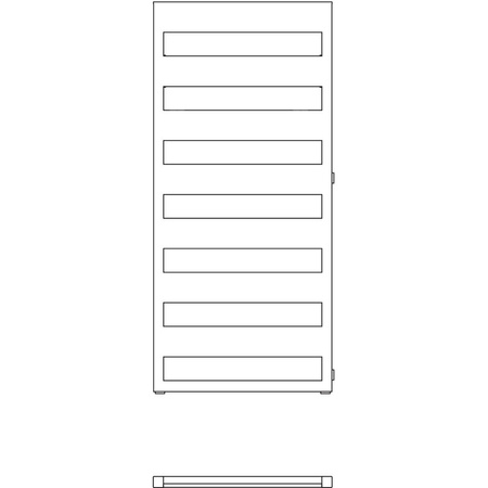 Grzejnik drabinkowy KERMI Casteo-D BH, wym. 1806 x 750 mm, kolor srebrny, moc 1065W