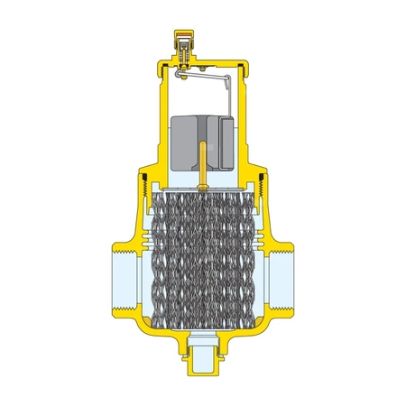 Separator CALEFFI DISCAL, 10 bar / 110'C, 1 1/2'' (GW)