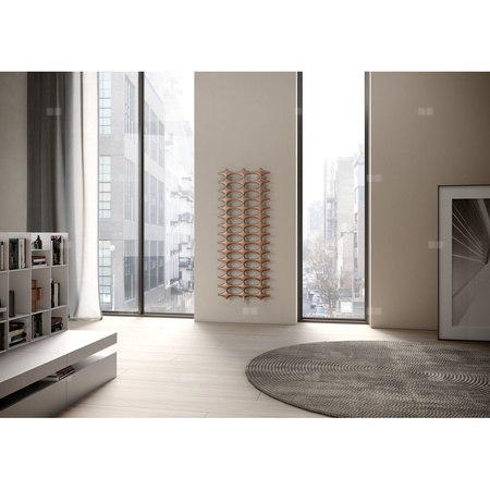 Grzejnik drabinkowy KERMI Ideos-V BH, wym. 1508 x 508 mm, kolor srebrny, moc 524W