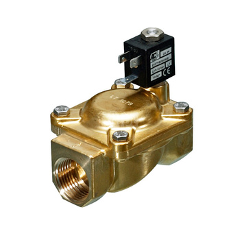 Typ WKB2 - zawór elektromagnetyczny z serwosterowaniem wraz z cewką, normalnie zamknięty, zasilanie: 24V 50Hz, uszczelki i membrana: EPDM, Pnom 2,5 MPa, tmax=140 st.C. DN50 2''