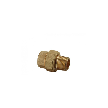 Złączka (śrubunek) prosta niklowana (wersja długa) VALVEX TWIST, 3/4'' (GZ x GW)