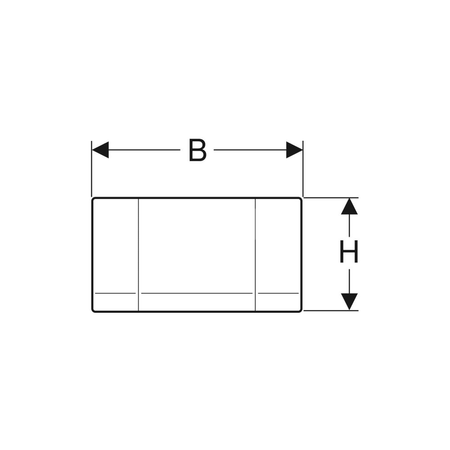 Elementy mocujące Geberit do wandaloodpornego mocowania