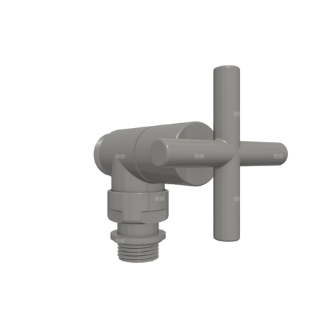 Zestaw reg. kątowy Minimalist GZ 1/2-GZ 24-19 Malowany K907