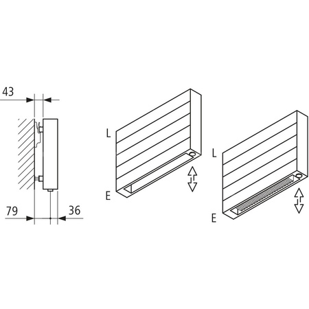 Ściana grzewcza Kermi Heizwand HHN Typ20 BH840x72x1500mm QN1955, weiß, 6bar, o. Abd, AB 12