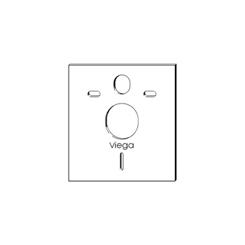 Podkładka wygłuszająca do WC VIEGA 831051 (akcesorium) do spłuczek tworzywo sztuczne, kolor biały alpejski