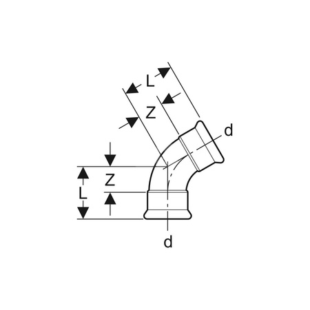 O-Ring gumowy GEBERIT Mapress CIIR 12 mm, kolor czarny