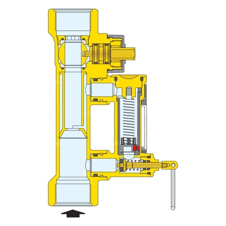 Zawór równoważący z przepływomierzem 11/4" 20÷70 L/MIN