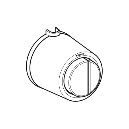 Nakrętka Geberit do zdalnego uruchamiania spłukiwania typy 01, 10 i 70