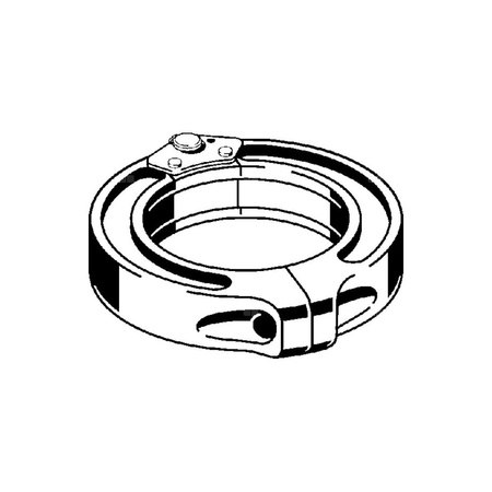 Pierścień zaciskowy (wkładka) VIEGA 42961XL V fi 63,5 mm do złączek zaprasowywanych