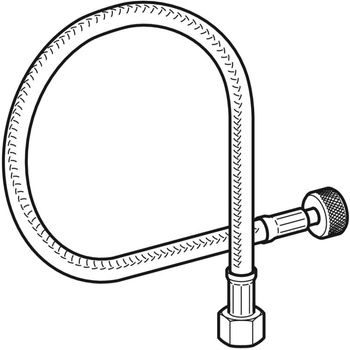 Wąż przyłączeniowy elastyczny GEBERIT DN 6, GW x GW, 3/8'' x 3/8'', długość 450 mm