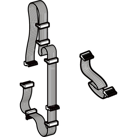 Zestaw 8-stykowego przewodu magistrali, do Geberit AquaClean Mera (2 szt.)