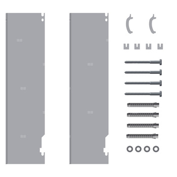 Konsola ścienna do kompaktowych, grzejników higienicznych, dla typu