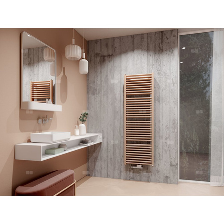 Grzejnik drabinkowy KERMI DUETT, wym. 1796 x 484 mm, kolor biały, moc 1200W