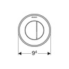 Nakrętka Geberit do zdalnego uruchamiania spłukiwania typy 01, 10 i 70
