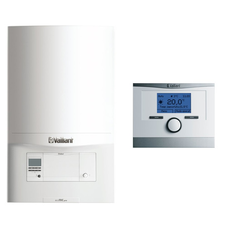 Pakiet - Kocioł gazowy dwufunkcyjny VAILLANT VCW 236/5-3 ecoTEC pro kondensacyjny wiszący 5.7-20.0 kW + Regulator multiMATIC 700