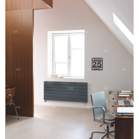 Grzejnik żeberkowy ZEHNDER Roda 1800 x 444 mm, kolor biały (RAL 9016), moc 1236 W
