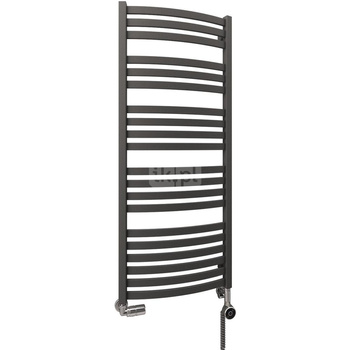 Grzejnik drabinkowy Concept By TERMA Sydney, podłączenie SX, wym. 1710 x 400 mm, kolor metaliczny szary, moc 588W