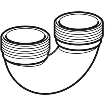 Kolano 180' GEBERIT, 40 mm (GZ)