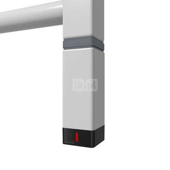 Grzałka TERMA One K30x30, 1000W \ Tuba, RAL 7047, kabel spiralny z wtyczką [biały, 2,5m, logo Terma,