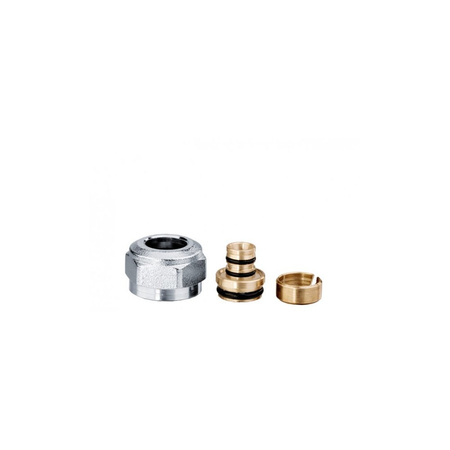 Złącze VALVEX Pex-Al 2-16-G3/4/18, mosiądz (niklowany), 3/4'' x 16 mm (GW x zz)