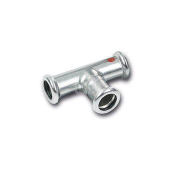 Trójnik SANHA Therm z długim odejściem stal 15 mm x 15 mm x 15mm (zw x zw x zw)