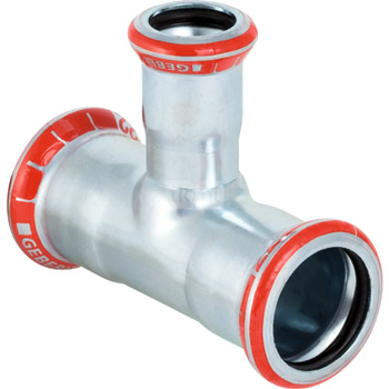 Trójnik GEBERIT Mapress C-Stahl redukcja 90' stal (ocynk) 54 mm x 42 mm x 54 mm MZ