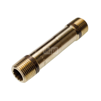 Nypel SANHA PURAFIT, mosiądz, 1/2'' (GZ), 110 mm