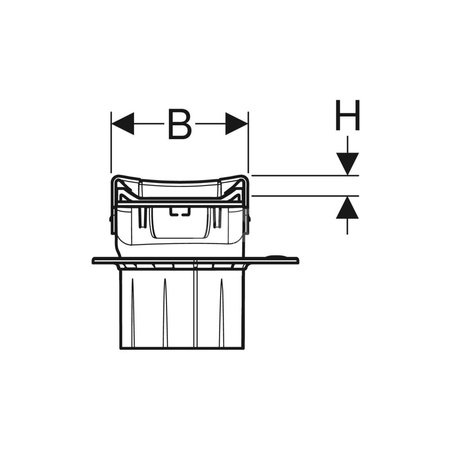 Element podstawowy Geberit do syfonu 30 mm