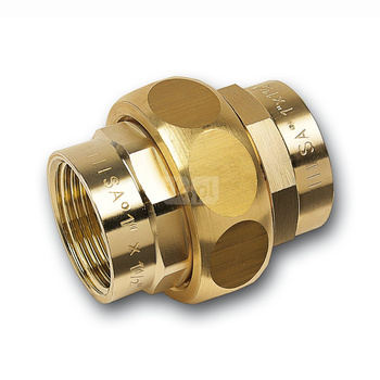 Śrubunek SANHA PURAFIT trzyczęściowy, miedź, 3/8'' (GW)