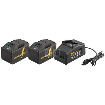 REMS Power-Pack 22 V 9,0 Ah + 9,0 Ah + 90 W