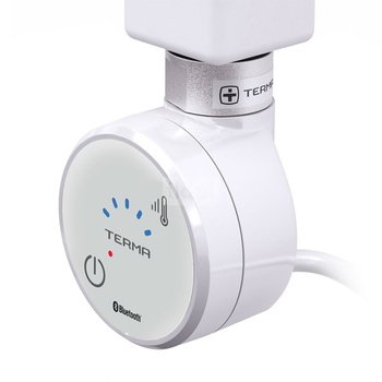 Grzałka TERMA MOA BLUE, 120W \ Tuba, RAL 9016 , kabel prosty bez wtyczki z maskownicą [biały, 1,5m,