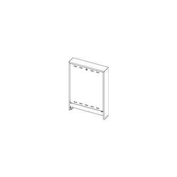 Szafka natynkowa do węzła Regudis, biała, szer. 700 x wys. 980...1005 x gł. 160 mm