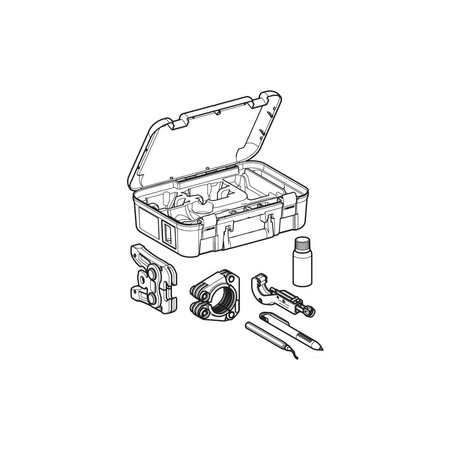 Szczęki pośrednie (komplet) GEBERIT Mapress fi 35-75 mm do złączek zaprasowywanych