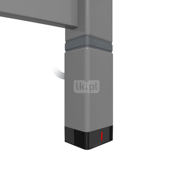 Grzałka TERMA One T36x40 Prawy, 600W \ Tuba, RAL 7037, kabel spiralny z wtyczką [srebrzysty, 2,5m, l