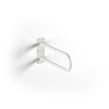 Uchwyt ścienny z relingiem TERMA 275/90/600, profil okrągły 32 RAL 9016