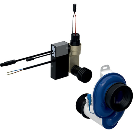 Elektroniczny natynkowy zawór spłukujący do pisuaru, zasilanie 230V