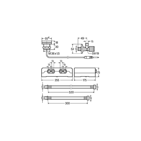 Multiplex Trio E-armatura nr wzoru 6146